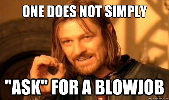 One Does Not Simply 