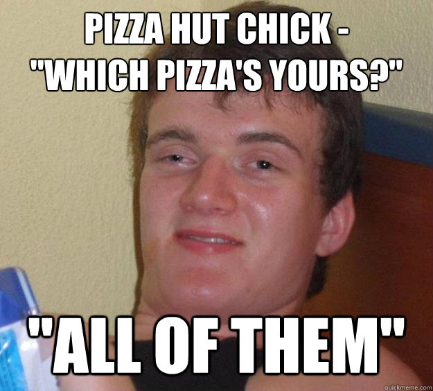 pizza hut chick - 
