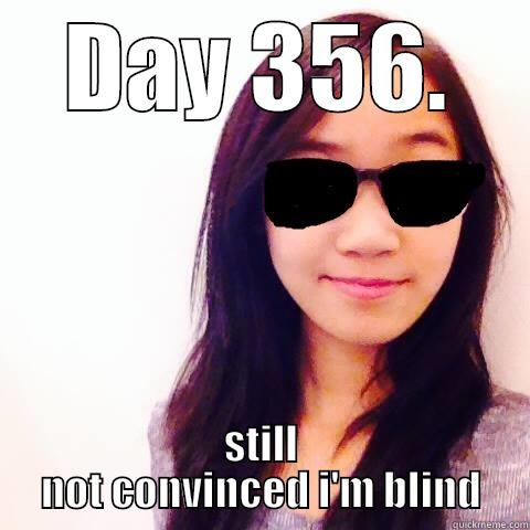 DAY 356. STILL NOT CONVINCED I'M BLIND Misc