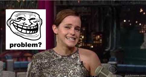 Untitled -   Emma Watson Troll Face