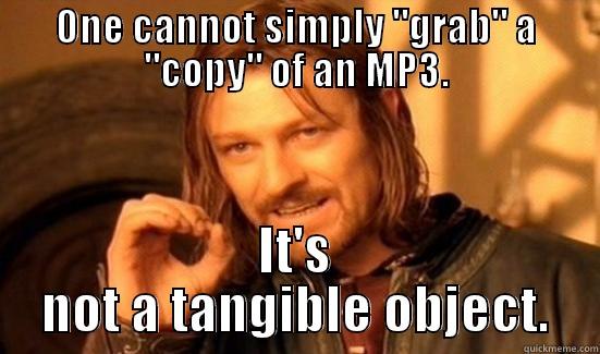 ONE CANNOT SIMPLY 