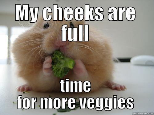 MY CHEEKS ARE FULL TIME FOR MORE VEGGIES Misc