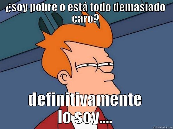 ¿SOY POBRE O ESTÁ TODO DEMASIADO CARO? DEFINITIVAMENTE LO SOY.... Futurama Fry