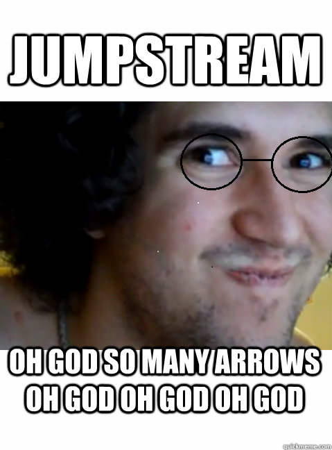 jumpstream Oh god so many arrows oh god oh god oh god   HIPSTER STEPMANIA