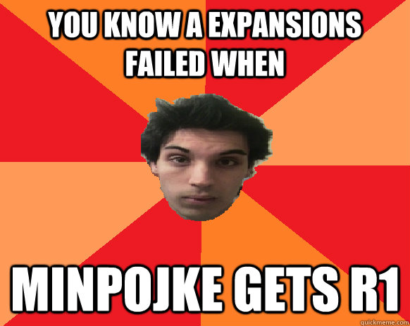 You know a expansions failed when Minpojke gets r1  Idiot WoW player