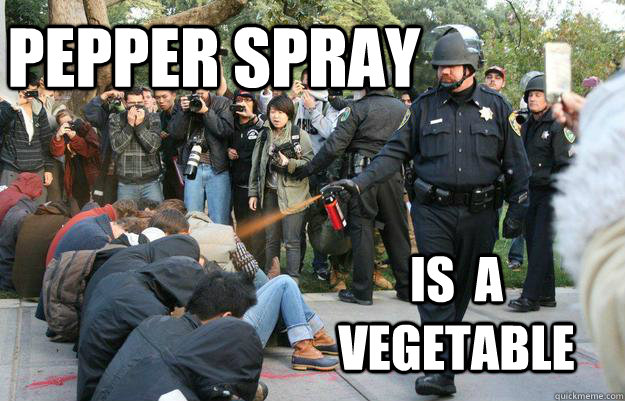 PEPPER SPRaY is  a vegetable  