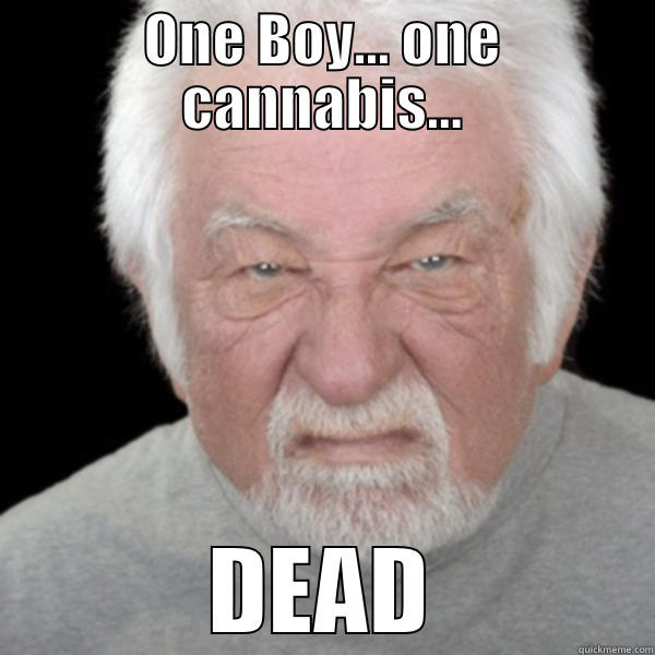 ONE BOY... ONE CANNABIS... DEAD Misc