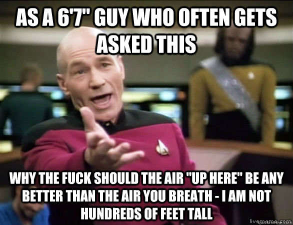 As a 6'7