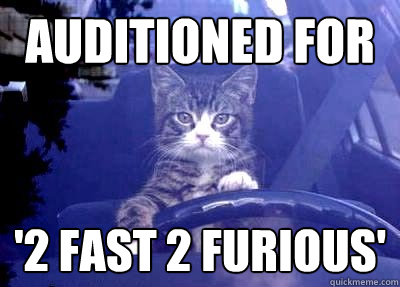 Auditioned for '2 Fast 2 Furious'  