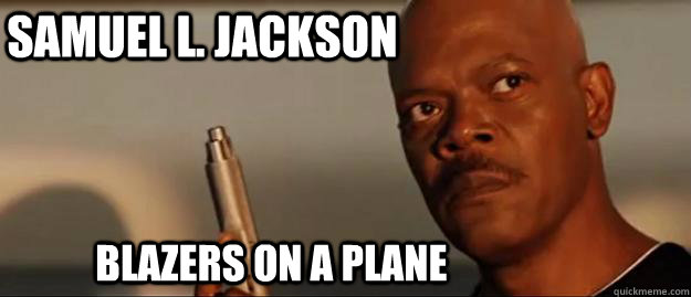 Samuel L. Jackson Blazers on a Plane  Snakes on a Plane Sammy Jackson