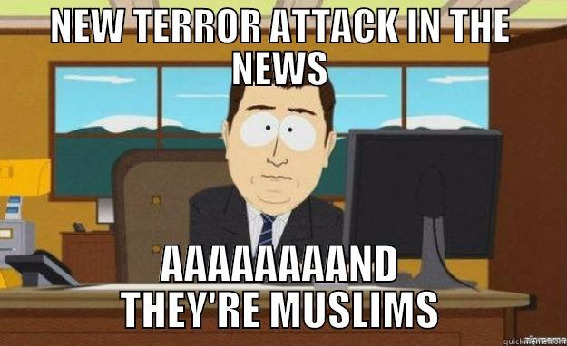 NEW TERROR ATTACK IN THE NEWS AAAAAAAAND THEY'RE MUSLIMS aaaand its gone