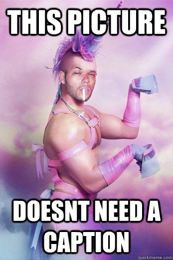 This picture doesnt need a caption  Gay Unicorn Alex