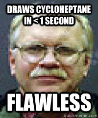 draws cycloheptane in < 1 second flawless  