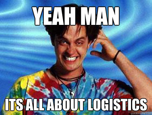 Yeah man its all about logistics  Introducing Stoner Ent