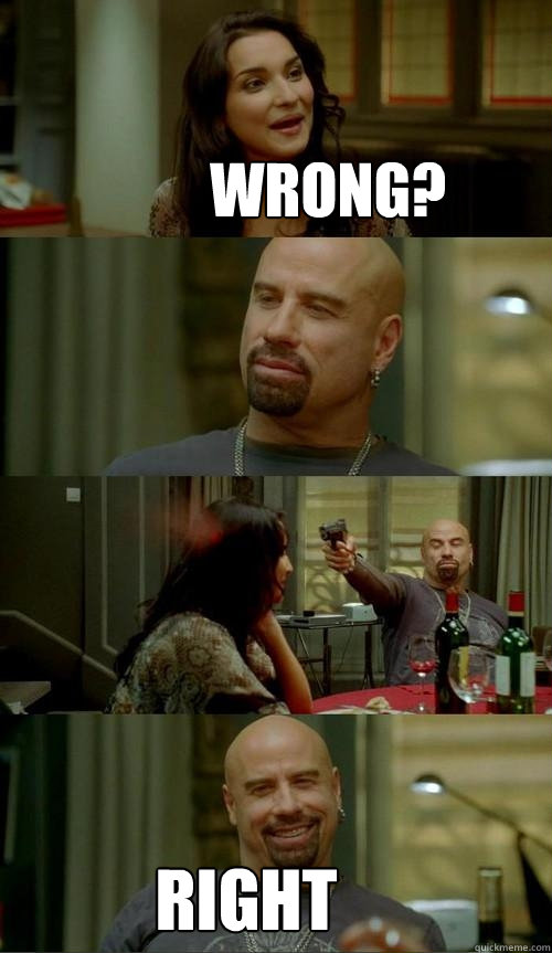Wrong? RIGHT  Skinhead John