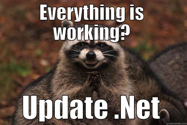 EVERYTHING IS WORKING? UPDATE .NET Evil Plotting Raccoon