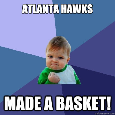 Atlanta Hawks Made a basket!  Success Kid