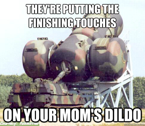 They're putting the finishing touches On your mom's dildo - They're putting the finishing touches On your mom's dildo  Super dils