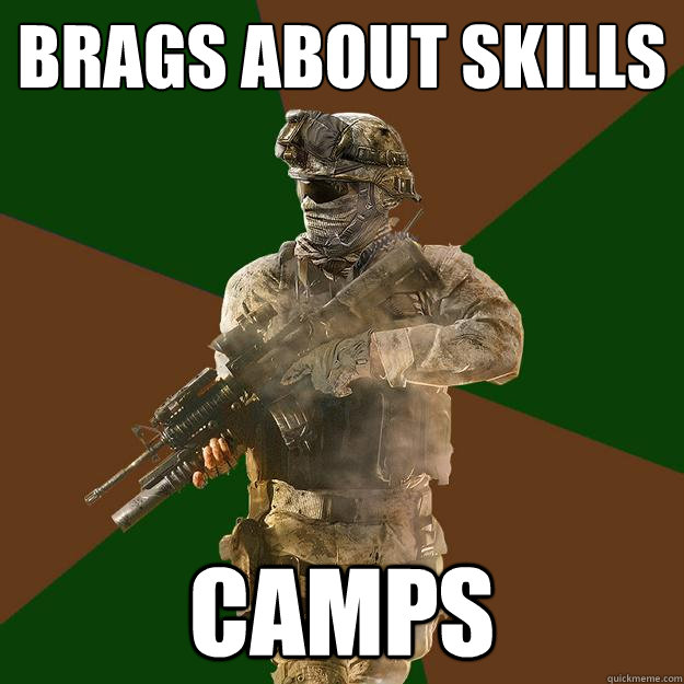 brags about skills camps  Call of Duty Addict