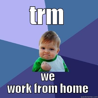TRM WE WORK FROM HOME Success Kid