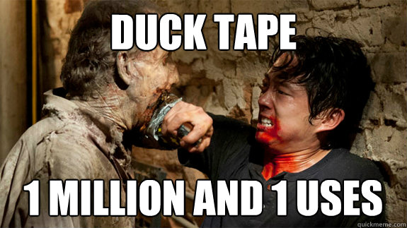 duck tape 1 million and 1 uses  