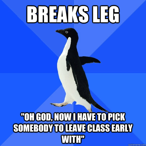 breaks leg 