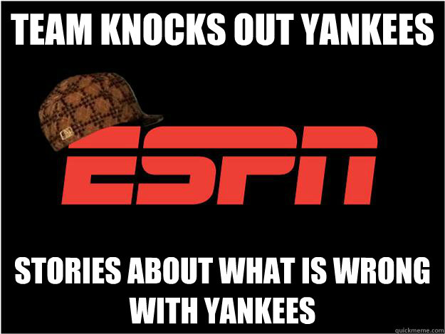 Team knocks out Yankees stories about what is wrong with yankees - Team knocks out Yankees stories about what is wrong with yankees  Misc