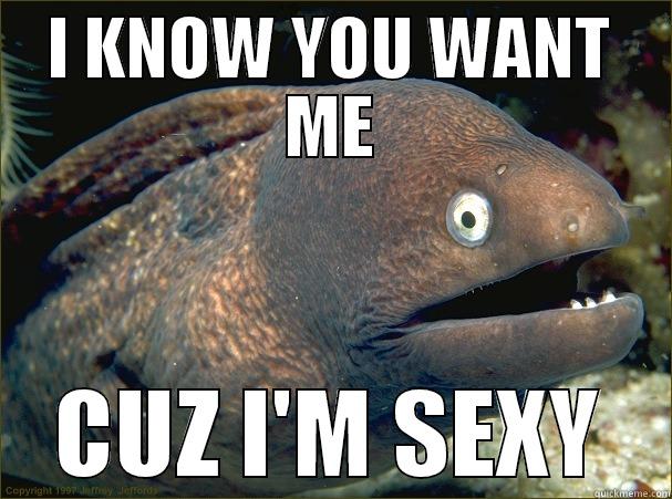 SEXY ?? - I KNOW YOU WANT ME CUZ I'M SEXY Bad Joke Eel