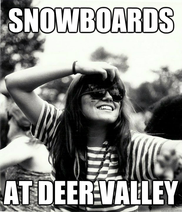 SNOWBOARDS AT DEER VALLEY  Georgetown Hipster
