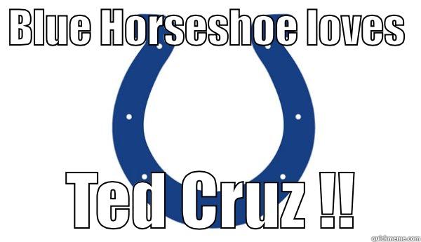 BLUE HORSESHOE LOVES     TED CRUZ !!  Misc