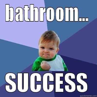BATHROOM... SUCCESS Success Kid