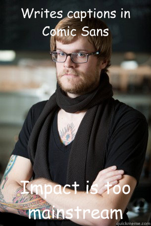 hipster barista meme tattoo