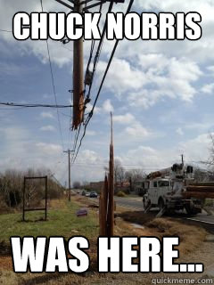 Chuck Norris Was Here... - Chuck Norris Was Here...  Power Poll
