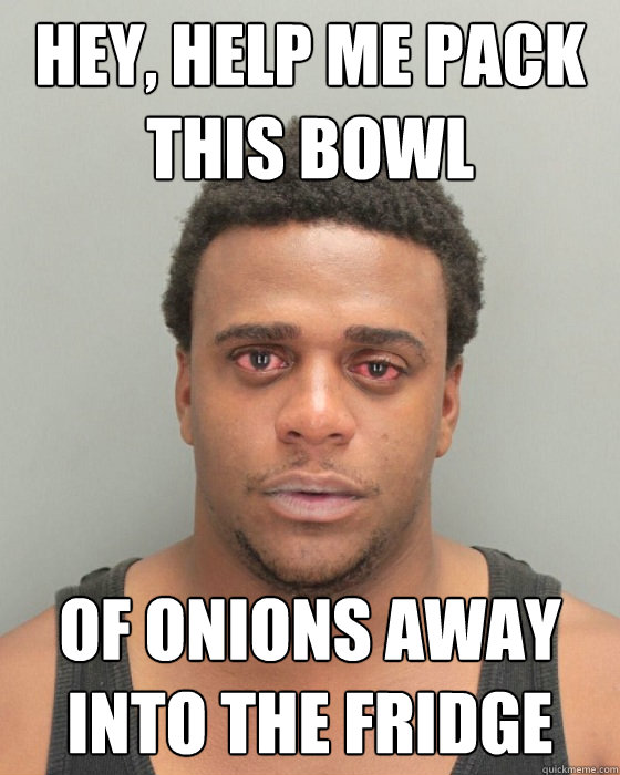 Hey, Help me pack this bowl of onions away into the fridge - Hey, Help me pack this bowl of onions away into the fridge  Misc
