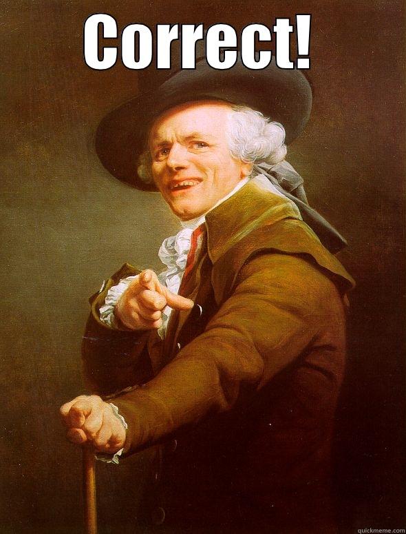 CORRECT!  Joseph Ducreux