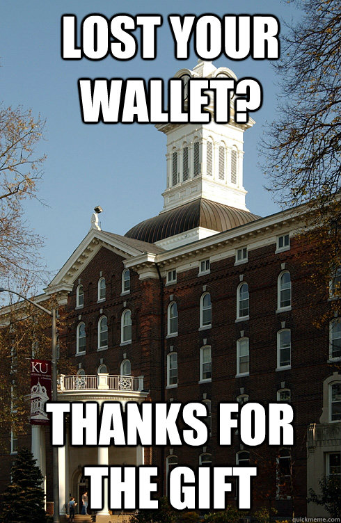 Lost your wallet? thanks for the gift   Kutztown Big Chicken