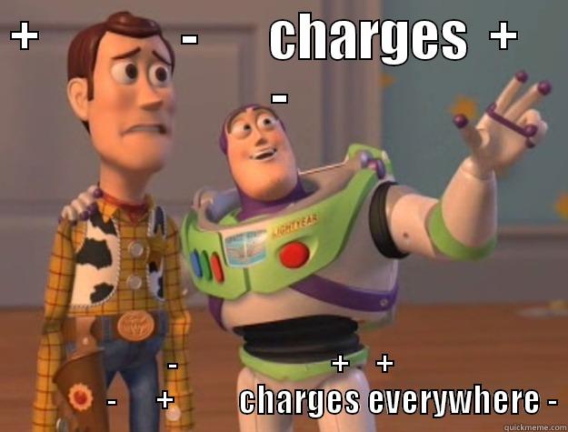 charges everywhere - +              -       CHARGES  +    - -                        +    +                 -      +          CHARGES EVERYWHERE - Toy Story