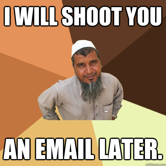 I will shoot you an email later.  Ordinary Muslim Man