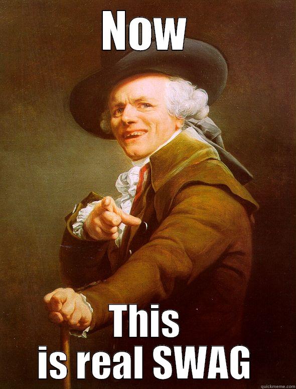 NOW THIS IS REAL SWAG Joseph Ducreux