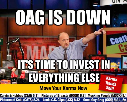 OAG is down It's time to invest in everything else - OAG is down It's time to invest in everything else  Mad Karma with Jim Cramer