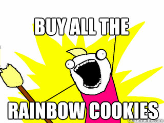 rainbow cookies buy all the  All The Thigns