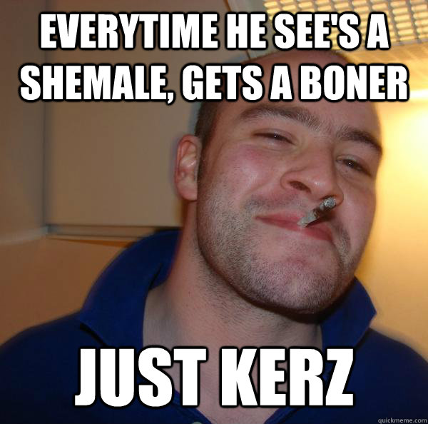 Everytime he see's a shemale, gets a boner Just kerz - Everytime he see's a shemale, gets a boner Just kerz  Misc