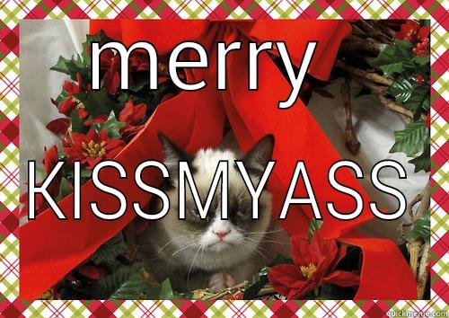 MERRY  KISSMYASS merry christmas