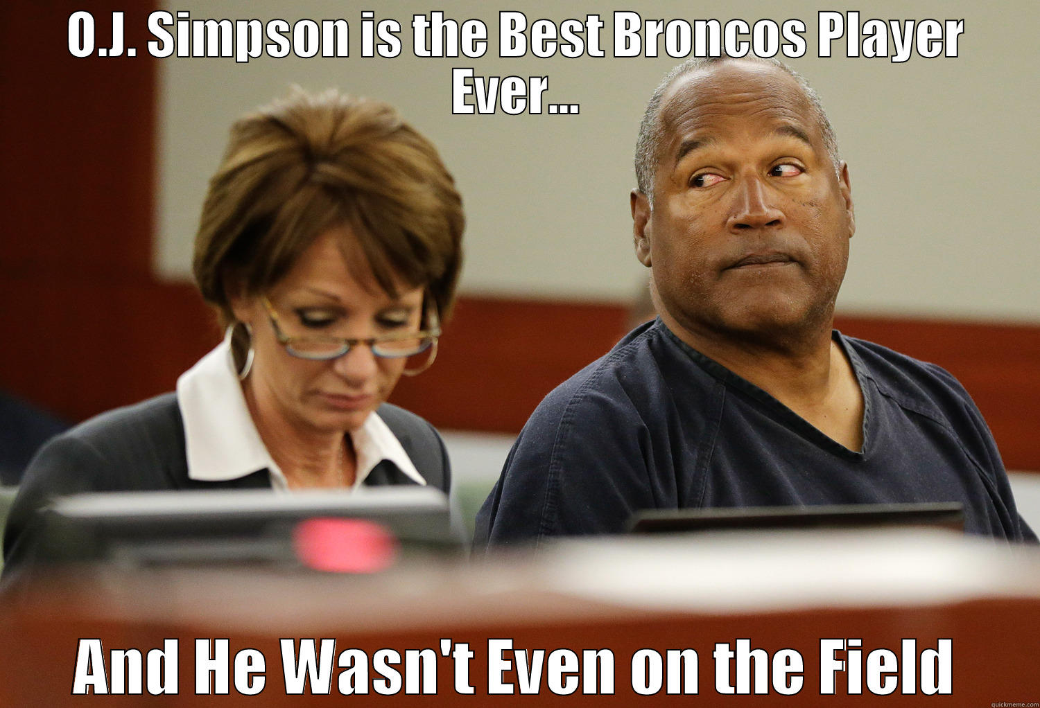 O.J. SIMPSON IS THE BEST BRONCOS PLAYER EVER... AND HE WASN'T EVEN ON THE FIELD Misc