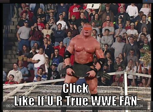  CLICK LIKE IF U R TRUE WWE FAN Misc