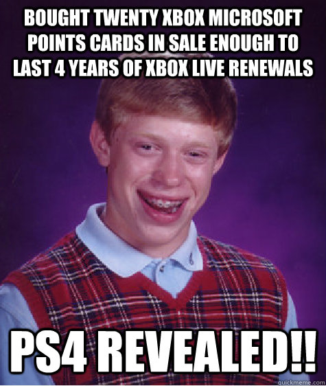 Bought twenty xbox microsoft points cards in sale enough to last 4 years of xbox live renewals PS4 revealed!! - Bought twenty xbox microsoft points cards in sale enough to last 4 years of xbox live renewals PS4 revealed!!  Misc