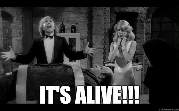  It's alive!!! -  It's alive!!!  Young Frankenstein