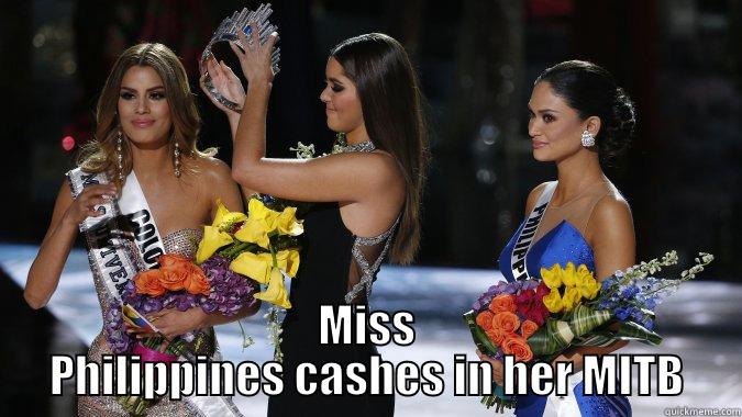  MISS PHILIPPINES CASHES IN HER MITB Misc