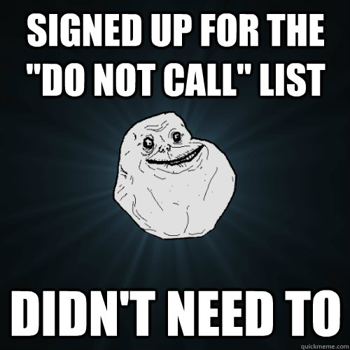 Signed up for the 