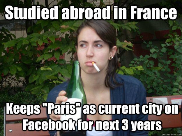 Studied abroad in France Keeps 